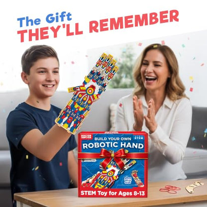 Doctor Jupiter Robotic Hand STEM Toy for Kids Ages 8-13, Birthday Gifts