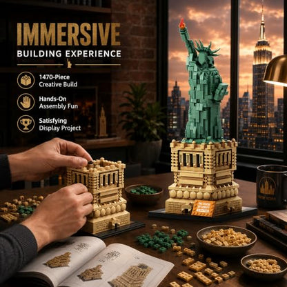 Statue of Liberty Building Blocks Sets 1470PCS - style: Statue of Liberty