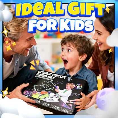 SMILESSKIDDO Science Kits, Electronics STEM Toys, 300+ Projects 16 Parts - size: Medium