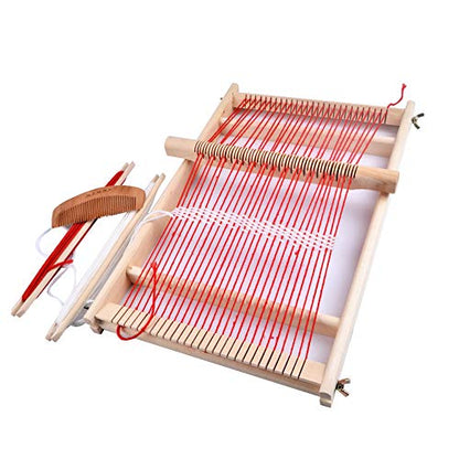Ayasee Wooden Weaving Loom, Multi-Craft Weaving Frame to Handcraft for Beginners, 15.35x9.84in/39x25cm