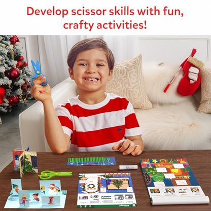 Skillmatics Snip Snip Christmas, Gift for Kids, Scissor Skills, Felt Craft - style: 6. Holiday Magic