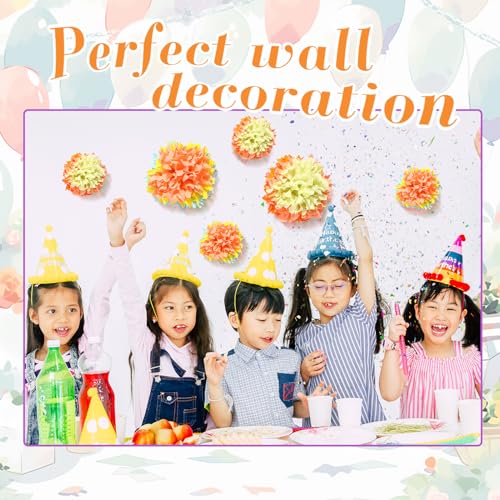 Gersoniel 57 Pcs Crepe Paper DIY Kit for Flower Making, Pastel - color: Pastel