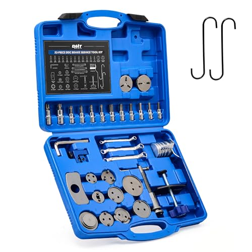 OMT 34pc Master Brake Caliper Tool Kit with 11 Adapters and Line Cutter - size: Master