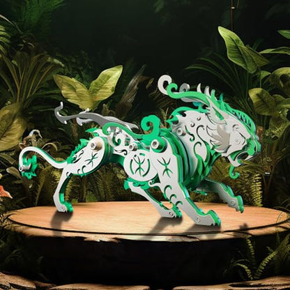 FILASLFT 3D Metal Puzzles for Adults,Mechanical Model Kit Green Bi an - color: C6-bi An-green