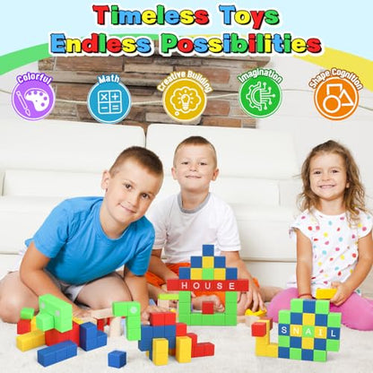 1 Inch Large Magnet Cube for Kids Toddler, Magnetic Blocks Gifts for Boys Girls , Letter Alphabet Sensory STEM Toy Science Kit, Number Construction 3D Puzzle Learning Toy Classroom Must Have 32 Pack