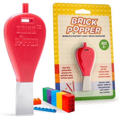 Brick Popper Brick Separator Tool - Building Block Remover Gadget (Red) - color: Red