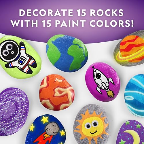 National Geographic Glow-in-the-Dark Rock Painting Craft Kit for Kids - style: Glow in the Dark
