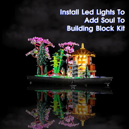Vaodest LED Light for Lego 10315 Icons Tranquil Garden Set,Design and Configuration Compatible with Model 10315(LED Light Only, Not Building Block Kit) - style: 10315 Tranquil Garden Set