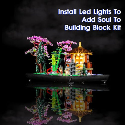 Vaodest LED Light for Lego 10315 Icons Tranquil Garden Set,Design and Configuration Compatible with Model 10315(LED Light Only, Not Building Block Kit) - style: 10315 Tranquil Garden Set