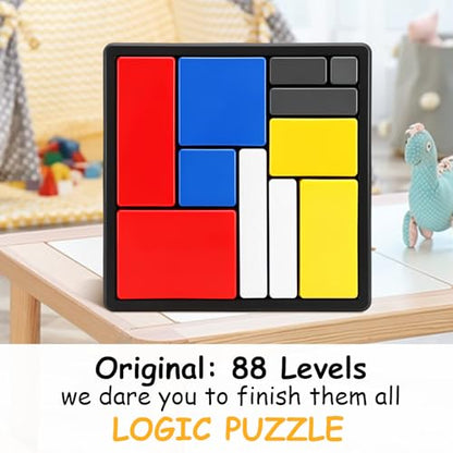 KFHENSMR Logic Puzzle Brain Teaser Game for Adults & Teens 88 Challenges