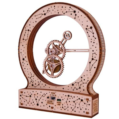 Wood Trick Zodiac Clock 3D Wooden Puzzles for Adults to Build - color: Zodiac Kinetic Clock