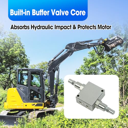 Mini Excavator Cushion Valve Kit Fit for Swivel Motor Assembled