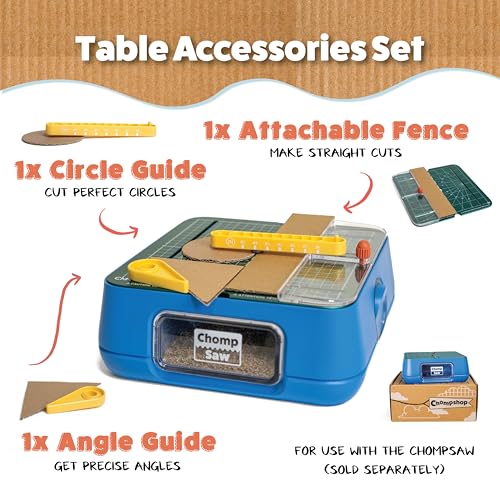 Chompshop Accessory Set for ChompSaw - Fence, Circle Tool & Angle Guide