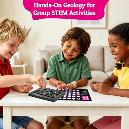Rocks Collection 24 PCS Rock and Mineral Education Set Gemstones for Kids Geology Gem Kit with Tiger’s Eye Rose Quartz Red Jasper and More Identification Guide STEM Science Education - style: 24 Pieces