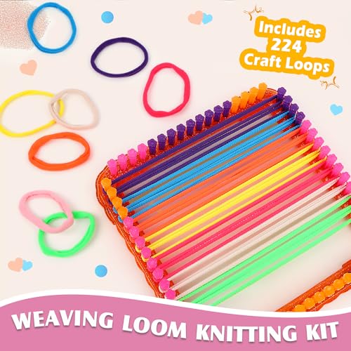 QXHOL 224 PCS Loom Loops Refill for Kids - color: Loom Loop Refills