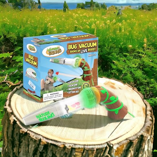 Nature Bound Bug Catcher Toy, Eco-Friendly Bug Vacuum, Catch and Release Indoor/Outdoor Play, Ages 3 to 12, Complete Kit for Kids (Upgraded Style) - style: Upgraded