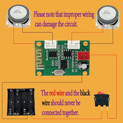 Teen Boy Gifts -DIY Bluetooth Speaker Kit -STEM Science Electronics Project - style: Printed Dual Speakers