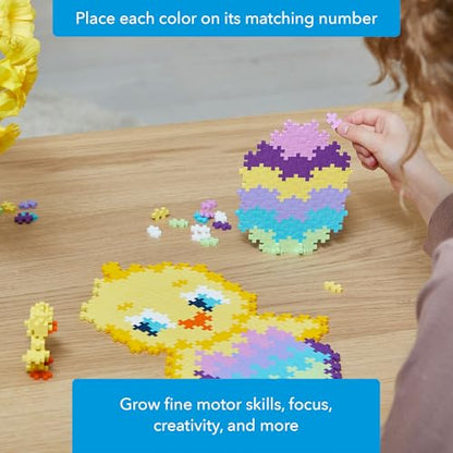 PLUS PLUS Puzzle By Number, Chick - 250 Piece Building Block Set - style: Chick
