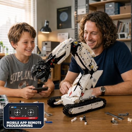 3 in 1 Robot Arm Building Set for Kids Boys Age 8-14 with RC & APP