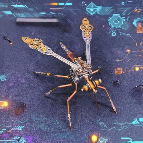 3D Metal Model Kits for Adult - Mechanical Mosquito-Building DIY Projects Insect Bug Hobby Kit Arts and Crafts Sets-Father's Day & Birthday Gift Ideas(Mechanical Mosquito Y) - style: Mechanical mosquito Y