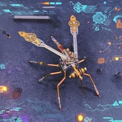 3D Metal Model Kits for Adult - Mechanical Mosquito-Building DIY Projects Insect Bug Hobby Kit Arts and Crafts Sets-Father's Day & Birthday Gift Ideas(Mechanical Mosquito Y) - style: Mechanical mosquito Y