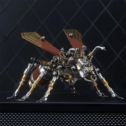 Adult 3D Metal Puzzle, Punk Insect Metal Model Set, 3D Puzzle Mechanical Insect Building Blocks, Fun DIY Assembly, high-end Men's Gifts. - color: Mechanical Flying Ant