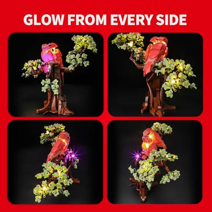 BRIKSMAX 2.0 Light Kit Compatible with Lego Ideas Love Birds 21365 Building Sets- Original LED Lighting Kits (Accessories Only) for Display, The Perfect Valentine's Gift & Collectors