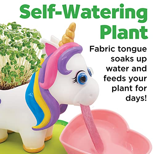 Creativity for Kids Unicorn Self-Watering Plant Pet, Unicorn Crafts for Girls, Summer Activities for Kids, DIY Garden Craft Kit (Ages 6+) - style: Unicorn