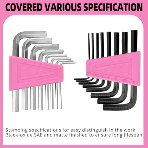 58-Piece Household Tool Set for Women with Plastic Toolbox, Pink - color: Pink, size: 58-Piece