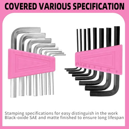 58-Piece Household Tool Set for Women with Plastic Toolbox, Pink - color: Pink, size: 58-Piece