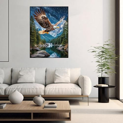 Diamond Art Kits for Adults,Eagle Diamond Painting Kits for Beginner - color: Eagle-A