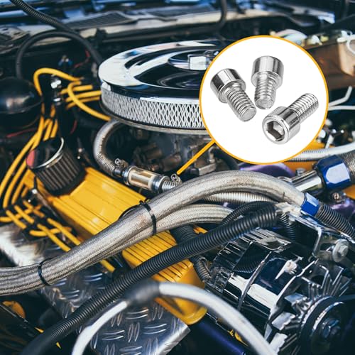 360 Pcs M6 Screws and Nuts, Hex Socket Head Cap Screws Nuts and Bolts Washers Kit, Stainless Steel Bolts and Nuts Kit, Metric Assorted Machine Screws Assortment Kit, Fully Threaded Bolt and - size: M6