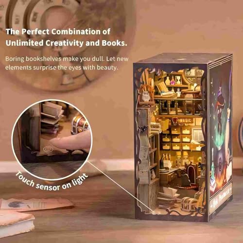 Fsolis Book Nook Kit, Booknook Halloween (Magic Pharmacist) - color: Magic Pharmacist