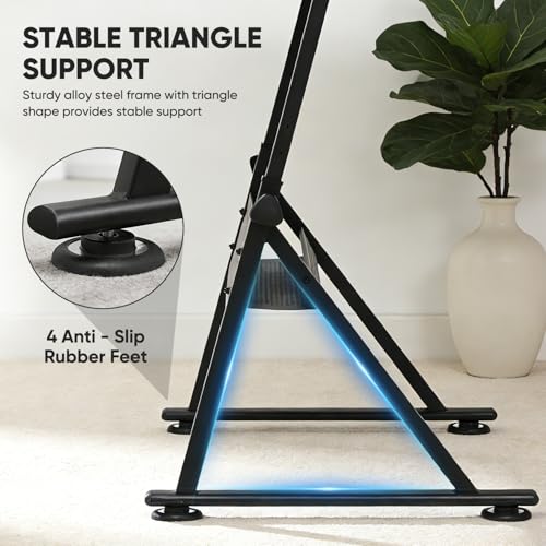 Magshion Drafting Table for Adults w/Stool, Natural - color: Natural & Black