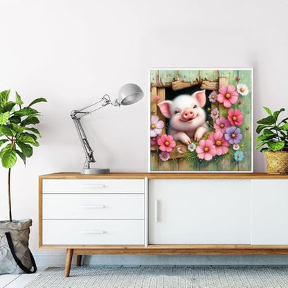 HITO Pig Diamond Painting Kits for Adults Pig Diamond Art Kits for Adults - color: G9467