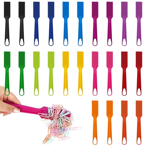 SAYAYA 24 PCS Magnetic Bingo Wands 7.87 Inch 12 Colors Magnet Sticks for Bingo Chips, Family Game Night, Science Learning, Counting Activities, and Educational Fun, Classroom Supplies - color: 24 Pcs