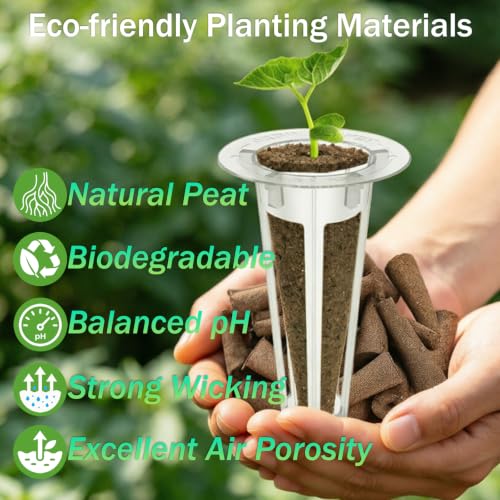 LYKOCLEAN Salad Seed Pods Kit for AeroGarden, Ahopegarden - Includes American Fast Lettuce, Paris Island cos, Buttercrunch, Spinach, Swiss Chard, Cabbage, Cauliflower, 12 pods, 400+ Seeds - color: Salad, size: 12pods
