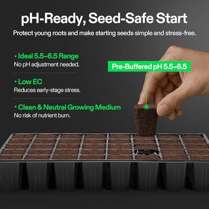 VIVOSUN Seed Rooter, Plant Starter Plugs, 40 Cubes - size: 1.53 x 1.02 x 1.97 inches