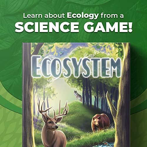 Ecosystem - A Family Card Game about Building Habitats | Learn about Animals, Ecology & Biodiversity for Kids, Adults, Families or the classroom! Fun Board Games for Environmental Science Class - style: Ecosystem