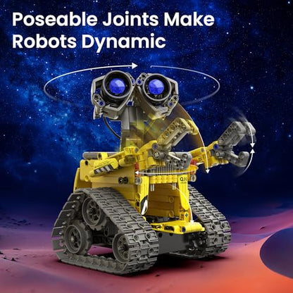 Sillbird STEM Robot Building Kit with Remote Control Gifts for Boys 8-13 - color: 1-yellow