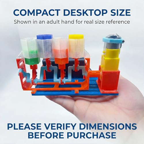 4-Cylinder Engine Model Kit for Kids 8-14, STEM DIY Assembly with Pistons