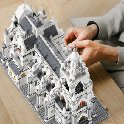 Cologne Cathedral Germany Micro Brick Building Set (3598 Pieces) – Landmark Model Educational Toy Gift for Kids and Adults - color: Cologne Cathedral