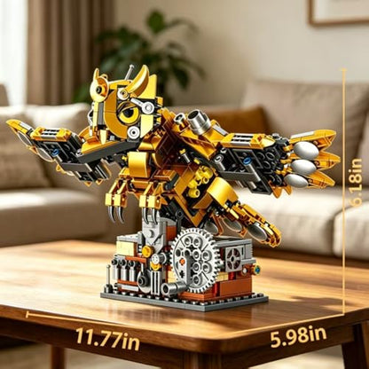 Mechanical Owl Building Sets for Adults, STEM Creator Model