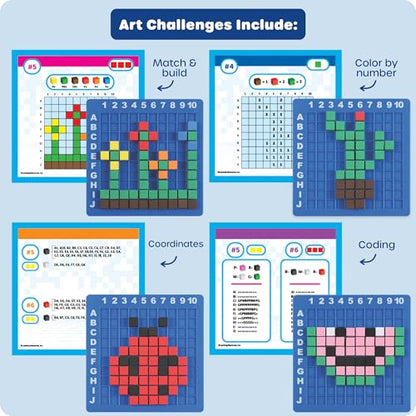 Learning Resources Pixel Art Challenge The Original STEM Pixel Art