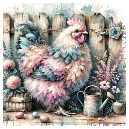 Chicken Diamond Art Kits for Adults, Diamond Painting Kits 14x14 Inch - color: Style 56