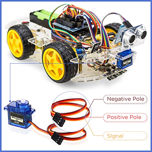 Hanaive 16 Pcs Sg90 9g Mini Micro Servo Motors Rc Servo Kit