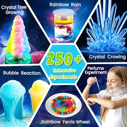 250+ Experiments Science Kits for Kids, STEM Activities Educational Science - style: Science Kit for 8-15
