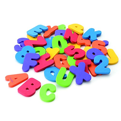 Munchkin® Learn™ Bath Letters and Numbers 36pc Toddler Bath Toy - color: Mulit-color, size: 36 Count (Pack of 1)