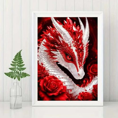 5D Diamond Painting Kits for Adults,Dragon Diamond Art Kits 12 x 16 inch - color: SH189