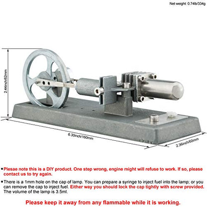 DjuiinoStar Hot Air Stirling Engine Assembly Kit: Spend 30 Minutes to Build Your Own Stirling Engine